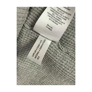Lauren Ralph Lauren Sweater Womens Medium Gray Hoodie Waffle Knit Preppy Cozy thumbnail 8
