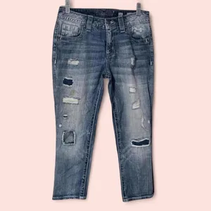 Women's‎ Y2K Miss Me Boyfriend Capri's 25 thumbnail 4