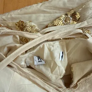 Princess Polly Eurydice beaded sequin backless gold halter top thumbnail 5