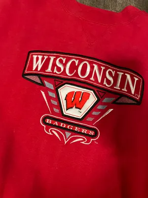 Vintage Wisconsin Badgers Sweatshirt thumbnail 4
