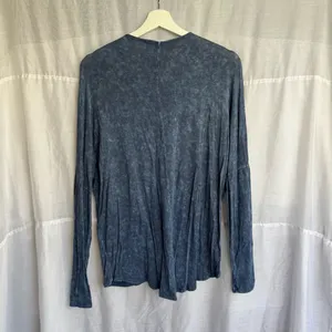 Vintage Havana Pale Tie-Dye Lace Up Long Sleeve Top thumbnail 2
