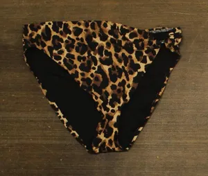 Bar III Night and Day Cheetah-Print Bikini Bottom MBNA24544 Brown Leopard XL thumbnail 1