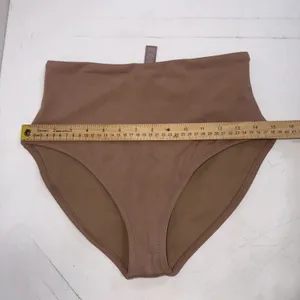 Skims Swim Beige Tan Minimalist High Waist Nude Slimming Bikini Bottoms Sz Small thumbnail 10