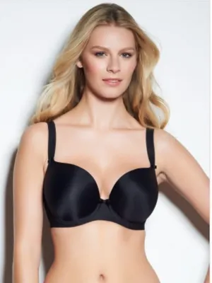 Freya Deco Molded Plunge Bra Black Size 34DD NEW NWT thumbnail 1