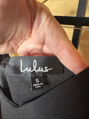 Lulus Forever Your Girl Black Bodycon Dress Size Small thumbnail 6