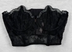 Victorias‎ Secret Dream Angels Black Lace Bustier Corset Top 34B 386727-FWP thumbnail 1