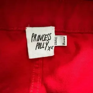 Princess Polly Red Cargo Pants Size 4 | Y2K Streetwear Utility Pants thumbnail 3