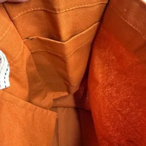 BARNES AND NOBLE Re-Wrap Collab Bag of Books Rust Brown Orange Tote Bag thumbnail 9