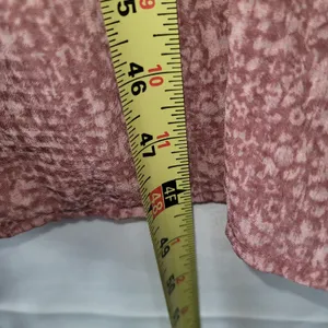 Universal Threads Floral Smocked Midi Boho Sundress XS Blush Mauve Smock Neckline thumbnail 5