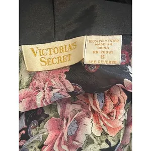 Victoria's Secret Vintage 90s Sheer Floral Loungewear Crop Top thumbnail 5