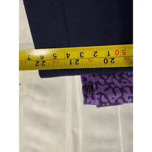 Nike‎ Dri-FIT Capri Leggings Small Purple Print & Blue Running Tights set 2 thumbnail 5