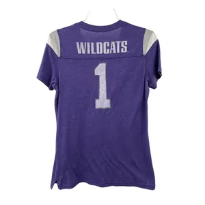Nike K-State Wildcats Womens V-Neck Short Sleeve T-Shirt Purple M Used thumbnail 2