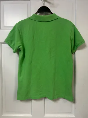 Ralph Lauren Lime Green Short Sleeve Polo with Embroidered Pony thumbnail 3