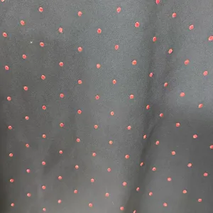 Ann Taylor Navy Blouse with Red Dots thumbnail 5