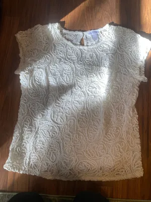 Venus White Lacey Blouse thumbnail 1