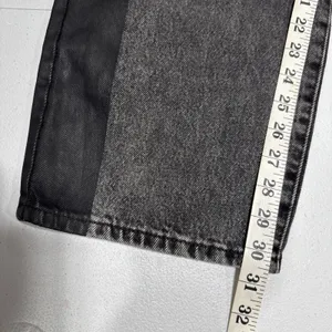Levi's Premium Women Baggy Dad Straight Leg Mid Rise Jeans 24 Black Side Stripes thumbnail 15