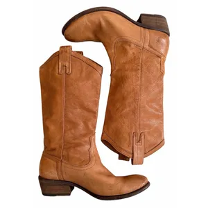 Frye Carson‎ Mid-Calf Leather Boots Tan #77687 Women's Size 7.5B thumbnail 7