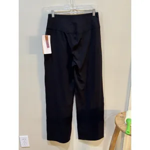 Gottex Comfort Wide Leg Black‎ Pants Size Medium Pull On thumbnail 3