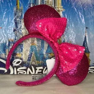 Disney parks imagination pink Minnie Mouse ears NWT thumbnail 1