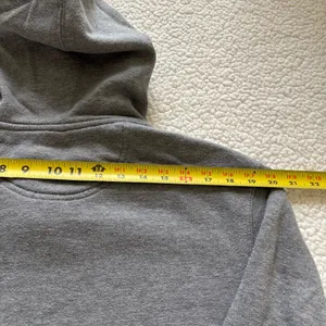 U.S. POLO ASSN Vintage Style Heather Gray Zip Up Hoodie Skate Indie grunge Large thumbnail 7
