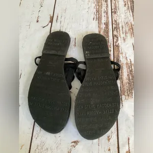 Steve Madden‎ Lola Fabric Ruffle Sandals thumbnail 3
