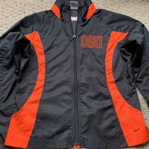 VINTAGE NIKE OSU Beavers Windbreaker Lightweight Jacket thumbnail 3