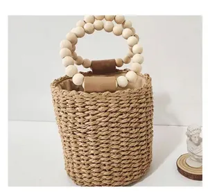 Straw purse Brown thumbnail 4