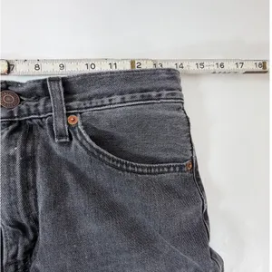 Levis Dad Jean Faded Black Straight Leg Relaxed Denim W27 L30 79770-0010 thumbnail 8