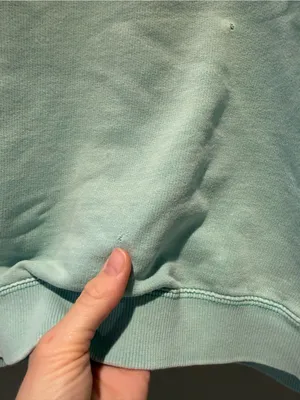 Vintage Key West Florida Graphic Crewneck Sweatshirt Pastel Blue Light Teal - Si thumbnail 3