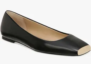 Alfani Step N' Flex Womens Neptoon Square Toe Flats Black Size 7 Ballet Flats thumbnail 1