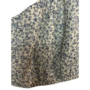 American Eagle Outfitters Floral One Shoulder Crop Top 100% Cotton Size‎ XS thumbnail 4