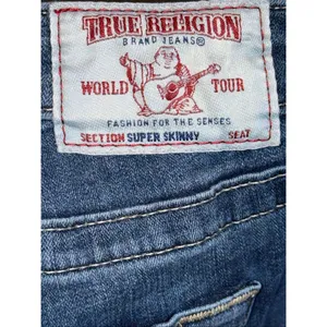 Vintage True Religion Super Skinny Patchwork Jeans‎ thumbnail 4