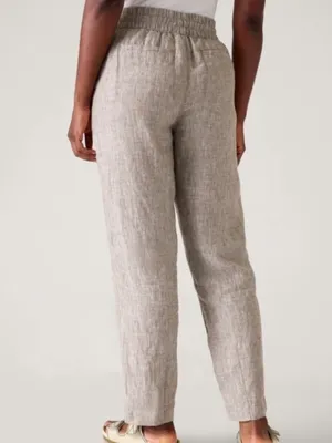 Athleta Retreat Linen High Rise Ankle Pant thumbnail 9