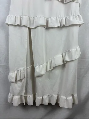 Show Me Your Mumu White Ruffled Greta Dress Size XL thumbnail 4