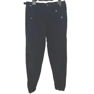 Gorpcore Tactical Cargo Pants Womens 6 Navy Blue Zipper Cuff Hiking Utility thumbnail 6