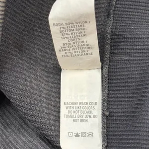 OFFLINE by Aerie Crop Top Women LG Gray Acid Wash Seamless Long Sleeve Big Chill thumbnail 8