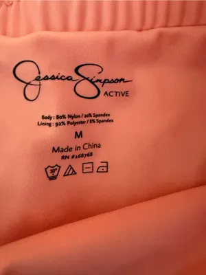Jessica Simpson Women’s Coral Mesh Athletic Shorts thumbnail 2