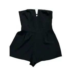 Silence‎ + Noise black deep v notch romper sz 0 thumbnail 2