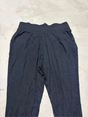Athleta Black Jogger Pants with Drawstring Waist medium thumbnail 6
