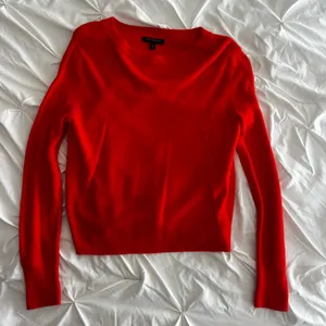 Banana Republic Vibrant Red Crew Neck Sweater thumbnail 1