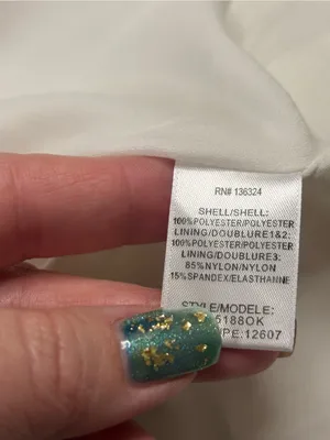 Halston Heritage Lined Cocktail Dress Ombre Size 12 Strapless Sweetheart Neck thumbnail 6