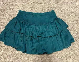 Satin Green Skirt Size M thumbnail 1