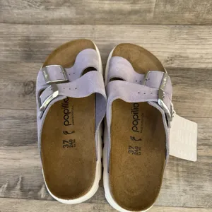 Papillio by Birkenstock Arizona Chunky Platform Sandal Lavender Suede Sz 37 thumbnail 6
