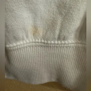 SHOW ME YOUR MUMU Women's Cream Crewneck Sweater with Red Lettering thumbnail 2