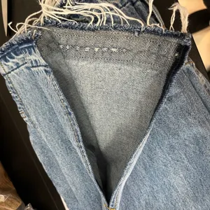 GRLFRND Harlow High Rise Boot Slit Jeans Size 32 Distressed Raw Hem Blue Diamond thumbnail 8