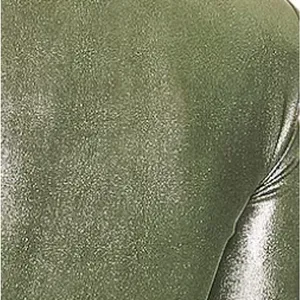 NBD Metallic Green One Shoulder Crop Top LARGE Asymmetric Club Rave Revolve $158 thumbnail 10