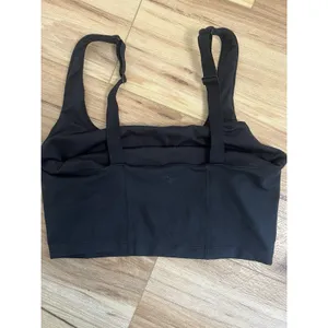 Aerie Offline‎ Wm Med The Hugger Black Athleisure Top Workout Sport Preppy thumbnail 2