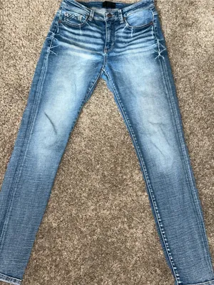 Buckle Black Women’s Ankle Skinny Denim Jeans Fit 93 Sz 26 Inch thumbnail 1