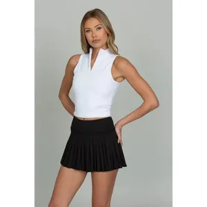 ✨Gold Hinge BLACK PLEATED TENNIS SZ SMALL SKIRT✨ thumbnail 2