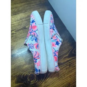 Lilly Pulitzer Pink And Blue Mules Size‎ 7.5 thumbnail 5